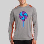 Long Sleeve Heather Colorblock Contender ™ Tee Thumbnail