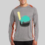 Long Sleeve Heather Colorblock Contender ™ Tee Thumbnail