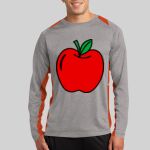 Long Sleeve Heather Colorblock Contender ™ Tee Thumbnail