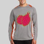 Long Sleeve Heather Colorblock Contender ™ Tee Thumbnail