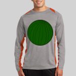 Long Sleeve Heather Colorblock Contender ™ Tee Thumbnail