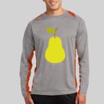 Long Sleeve Heather Colorblock Contender ™ Tee Thumbnail