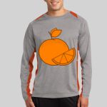 Long Sleeve Heather Colorblock Contender ™ Tee Thumbnail