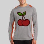 Long Sleeve Heather Colorblock Contender ™ Tee Thumbnail