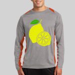 Long Sleeve Heather Colorblock Contender ™ Tee Thumbnail