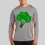 Long Sleeve Heather Colorblock Contender ™ Tee Thumbnail