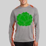 Long Sleeve Heather Colorblock Contender ™ Tee Thumbnail