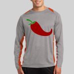 Long Sleeve Heather Colorblock Contender ™ Tee Thumbnail