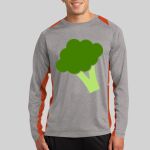 Long Sleeve Heather Colorblock Contender ™ Tee Thumbnail
