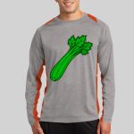 Long Sleeve Heather Colorblock Contender ™ Tee Thumbnail