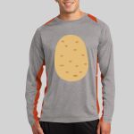 Long Sleeve Heather Colorblock Contender ™ Tee Thumbnail