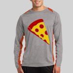 Long Sleeve Heather Colorblock Contender ™ Tee Thumbnail