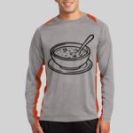 Long Sleeve Heather Colorblock Contender ™ Tee Thumbnail