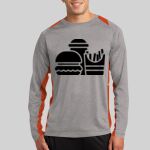 Long Sleeve Heather Colorblock Contender ™ Tee Thumbnail