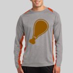 Long Sleeve Heather Colorblock Contender ™ Tee Thumbnail