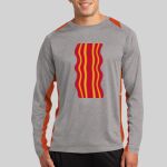 Long Sleeve Heather Colorblock Contender ™ Tee Thumbnail