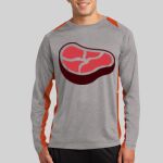 Long Sleeve Heather Colorblock Contender ™ Tee Thumbnail