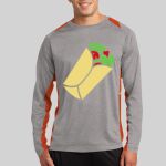 Long Sleeve Heather Colorblock Contender ™ Tee Thumbnail