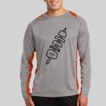 Long Sleeve Heather Colorblock Contender ™ Tee Thumbnail
