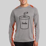 Long Sleeve Heather Colorblock Contender ™ Tee Thumbnail