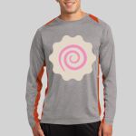 Long Sleeve Heather Colorblock Contender ™ Tee Thumbnail