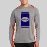 Long Sleeve Heather Colorblock Contender ™ Tee Thumbnail