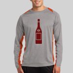 Long Sleeve Heather Colorblock Contender ™ Tee Thumbnail