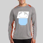 Long Sleeve Heather Colorblock Contender ™ Tee Thumbnail