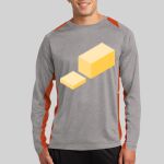 Long Sleeve Heather Colorblock Contender ™ Tee Thumbnail
