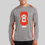 Long Sleeve Heather Colorblock Contender ™ Tee Thumbnail