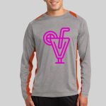 Long Sleeve Heather Colorblock Contender ™ Tee Thumbnail