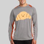 Long Sleeve Heather Colorblock Contender ™ Tee Thumbnail