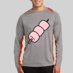 Long Sleeve Heather Colorblock Contender ™ Tee Thumbnail
