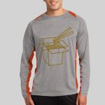 Long Sleeve Heather Colorblock Contender ™ Tee Thumbnail