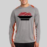 Long Sleeve Heather Colorblock Contender ™ Tee Thumbnail