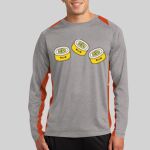 Long Sleeve Heather Colorblock Contender ™ Tee Thumbnail