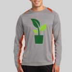 Long Sleeve Heather Colorblock Contender ™ Tee Thumbnail