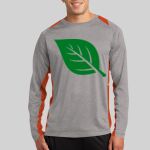 Long Sleeve Heather Colorblock Contender ™ Tee Thumbnail