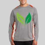 Long Sleeve Heather Colorblock Contender ™ Tee Thumbnail