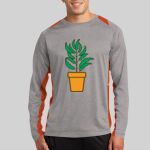 Long Sleeve Heather Colorblock Contender ™ Tee Thumbnail