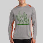 Long Sleeve Heather Colorblock Contender ™ Tee Thumbnail
