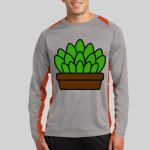 Long Sleeve Heather Colorblock Contender ™ Tee Thumbnail