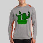 Long Sleeve Heather Colorblock Contender ™ Tee Thumbnail