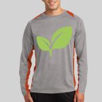 Long Sleeve Heather Colorblock Contender ™ Tee Thumbnail