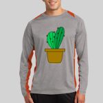 Long Sleeve Heather Colorblock Contender ™ Tee Thumbnail