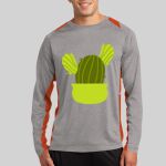 Long Sleeve Heather Colorblock Contender ™ Tee Thumbnail