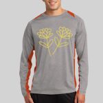 Long Sleeve Heather Colorblock Contender ™ Tee Thumbnail