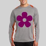 Long Sleeve Heather Colorblock Contender ™ Tee Thumbnail