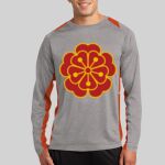 Long Sleeve Heather Colorblock Contender ™ Tee Thumbnail