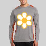 Long Sleeve Heather Colorblock Contender ™ Tee Thumbnail